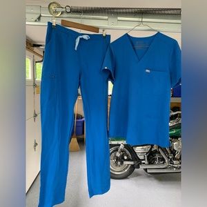 Royal Blue Figs Scrubs